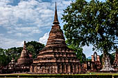 Thailand, Old Sukhothai - Wat Mahathat, there are nearly 200 secondary chedi in the temple area. 